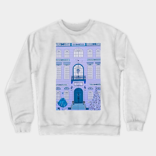 Christmas is coming to New York No. 4 Crewneck Sweatshirt by asanaworld